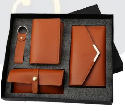 Ladies 4 in 1 Gift Set for Premium Gifting, Stylish Accessory Combo for Corporate Hampers, Festive Occasions and Elegant Everyday Personal Use